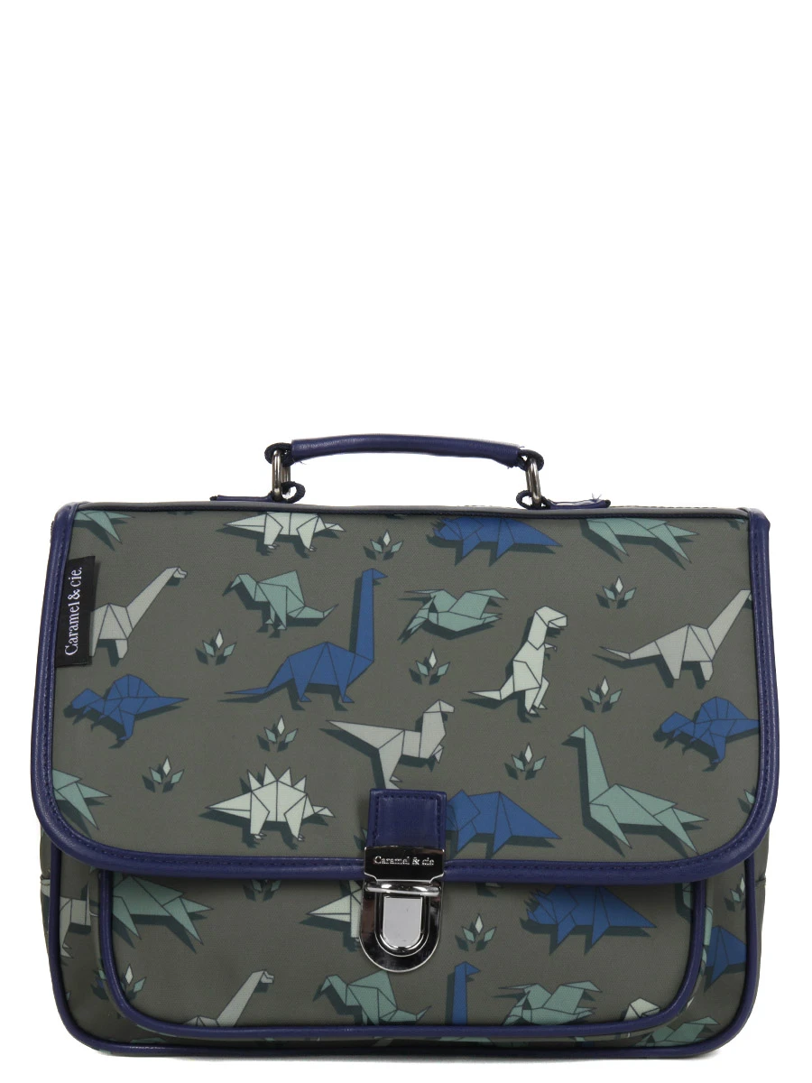 Mini Cartable Caramel & Cie Dinogami 32 Cm 2 Mini Cartable Caramel & Cie Dinogami 32 Cm – Image 2