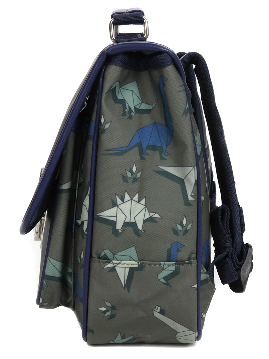 Mini Cartable Caramel & Cie Dinogami 32 Cm 5 Mini Cartable Caramel & Cie Dinogami 32 Cm – Image 5