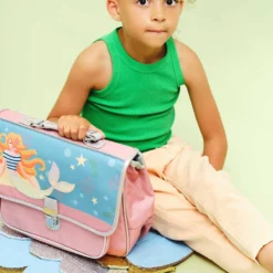 Mini Cartable Caramel & Cie Jolie Sirène 32 Cm -Promos Voyage Sac Boutique cartables scolaires caramel cie 779684z