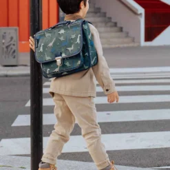 Mini Cartable Caramel & Cie Dinogami 32 Cm 28 Mini Cartable Caramel & Cie Dinogami 32 Cm -Promos Voyage Sac Boutique cartables scolaires caramel cie 779773z