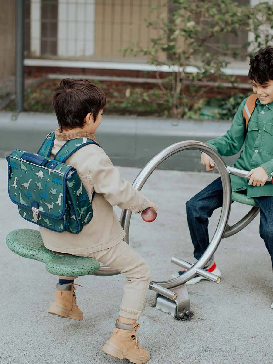 Mini Cartable Caramel & Cie Dinogami 32 Cm 13 Mini Cartable Caramel & Cie Dinogami 32 Cm – Image 13