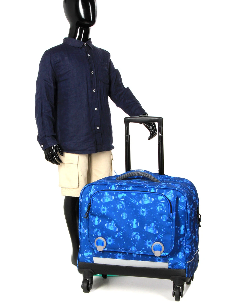 Cartable à Roulettes Delsey Back To School 45.5 Cm - 4 Roues 17 Cartable à Roulettes Delsey Back To School 45.5 Cm - 4 Roues – Image 17