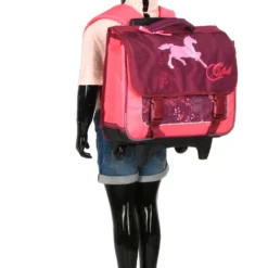 Cartable à Roulettes Cybel Au Galop 38 Cm 31 Cartable à Roulettes Cybel Au Galop 38 Cm -Promos Voyage Sac Boutique cartables scolaires dessins animes 783243z