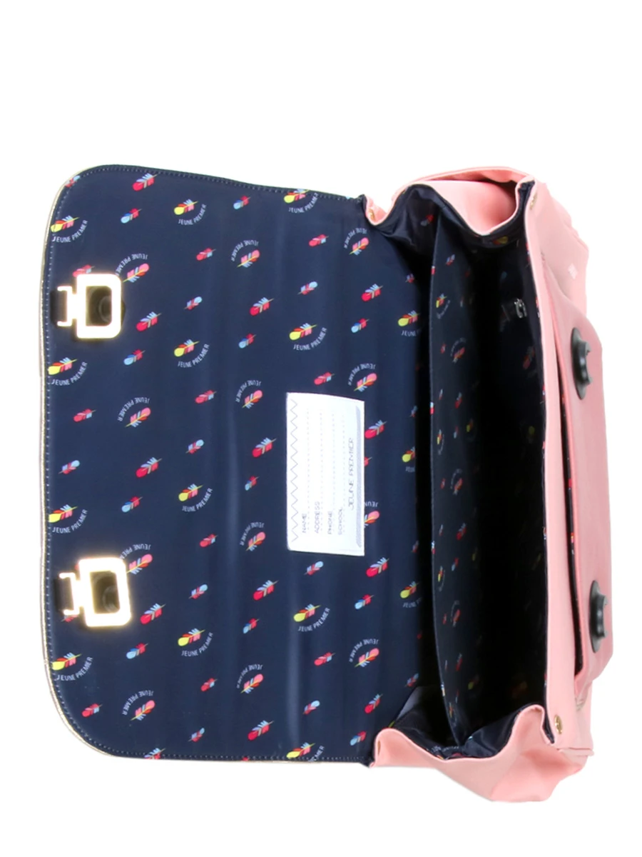 Cartable Jeune Premier It Bag Midi Cherry Pompon 38 Cm 10 Cartable Jeune Premier It Bag Midi Cherry Pompon 38 Cm – Image 10
