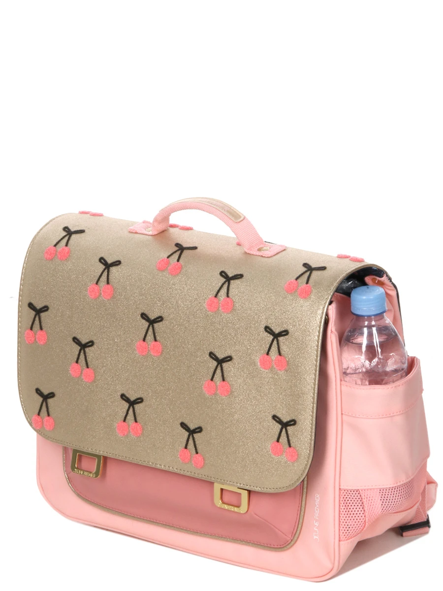 Cartable Jeune Premier It Bag Midi Cherry Pompon 38 Cm 11 Cartable Jeune Premier It Bag Midi Cherry Pompon 38 Cm – Image 11