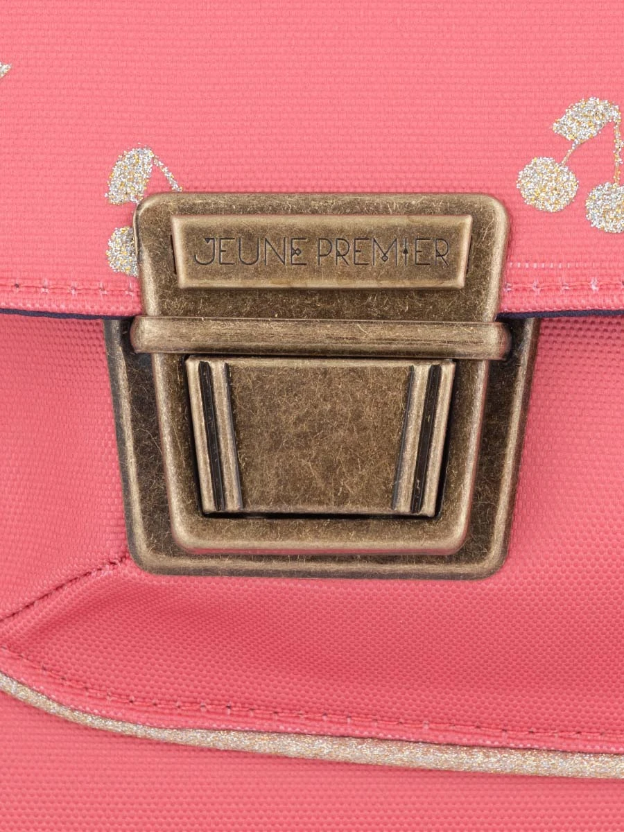 Cartable Jeune Premier It Bag Midi Cherry Glitter Pink 38 Cm 4 Cartable Jeune Premier It Bag Midi Cherry Glitter Pink 38 Cm – Image 4