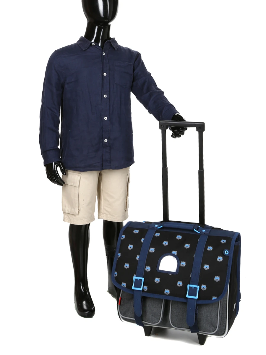 Cartable à Roulettes Kickers Boy Tiger 38 Cm 17 Cartable à Roulettes Kickers Boy Tiger 38 Cm – Image 17