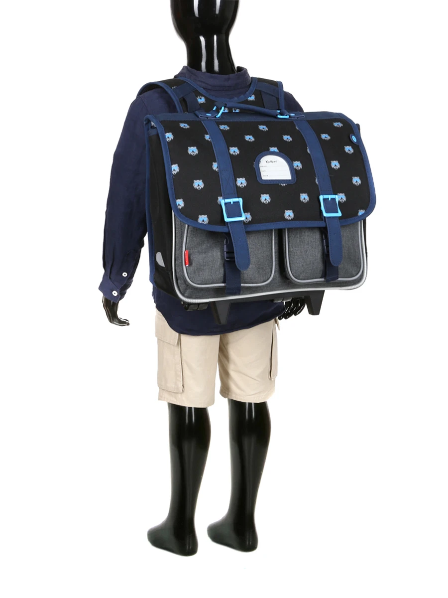 Cartable à Roulettes Kickers Boy Tiger 38 Cm 18 Cartable à Roulettes Kickers Boy Tiger 38 Cm – Image 18