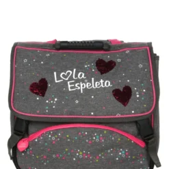 Cartable à Roulettes Lola Espeleta Heart 38 Cm -Promos Voyage Sac Boutique cartables scolaires lola espeleta 751464z