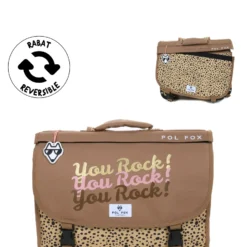 Cartable Réversible Pol Fox You Rock 41 Cm 38 Cartable Réversible Pol Fox You Rock 41 Cm -Promos Voyage Sac Boutique cartables scolaires pol fox 839624z