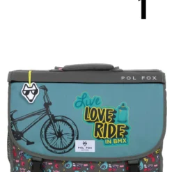 Cartable Réversible Pol Fox Rider 41 Cm -Promos Voyage Sac Boutique cartables scolaires pol fox 840882z