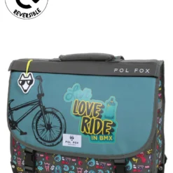 Cartable Réversible Pol Fox Rider 41 Cm