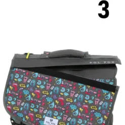 Cartable Réversible Pol Fox Rider 41 Cm -Promos Voyage Sac Boutique cartables scolaires pol fox 840894z