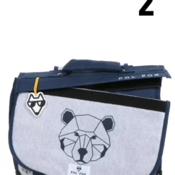 Cartable Réversible Pol Fox Bear 35 Cm -Promos Voyage Sac Boutique cartables scolaires pol fox 841599z