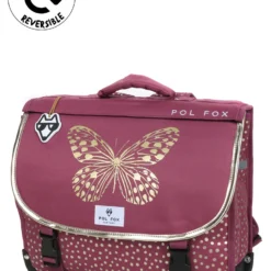 Cartable Réversible Pol Fox Butterfly 38 Cm