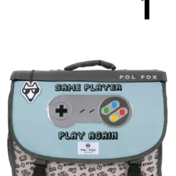 Cartable Réversible Pol Fox Gamer 38 Cm -Promos Voyage Sac Boutique cartables scolaires pol fox 841796z