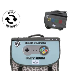 Cartable Réversible Pol Fox Gamer 38 Cm -Promos Voyage Sac Boutique cartables scolaires pol fox 841797z