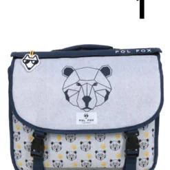 Cartable à Roulettes Réversible Pol Fox Bear 38 Cm -Promos Voyage Sac Boutique cartables scolaires pol fox 842158z