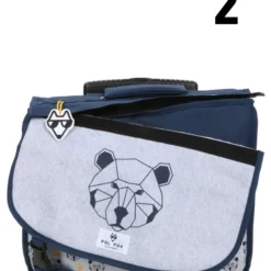 Cartable à Roulettes Réversible Pol Fox Bear 38 Cm -Promos Voyage Sac Boutique cartables scolaires pol fox 842172z