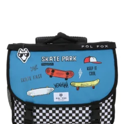 Cartable à Roulettes Réversible Pol Fox Skate 2 - 38 Cm -Promos Voyage Sac Boutique cartables scolaires pol fox 842594z