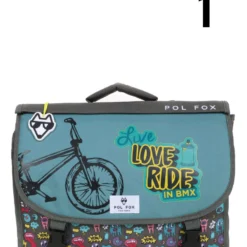 Cartable Réversible Pol Fox Rider 38 Cm -Promos Voyage Sac Boutique cartables scolaires pol fox 842679z