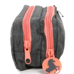 Trousse Cheval - 2 Compartiments 14 Trousse Cheval - 2 Compartiments -Promos Voyage Sac Boutique trousse scolaire dessins animes 861868z