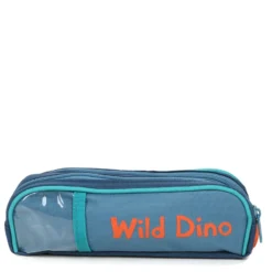 Trousse Dino Wild - 2 Compartiments -Promos Voyage Sac Boutique trousse scolaire dessins animes 861878z