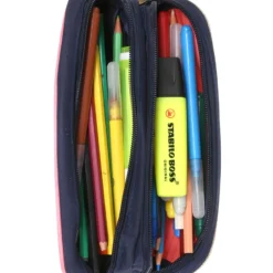 Trousse Chaton - 2 Compartiments -Promos Voyage Sac Boutique trousse scolaire dessins animes 865222z