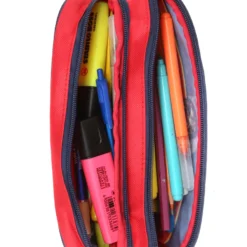 Trousse Harry Potter Maison Gryffondor - 2 Compartiments -Promos Voyage Sac Boutique trousse scolaire dessins animes 867337z