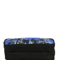 Trousse Harry Potter Château De Poudlard - 2 Compartiments -Promos Voyage Sac Boutique trousse scolaire dessins animes 869634z