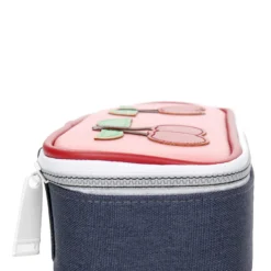Trousse Jeune Premier Pencil Box Cherry Pink -Promos Voyage Sac Boutique trousse scolaire jeune premier 781989z