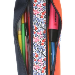 Trousse Tann's Jeanne - 2 Compartiments -Promos Voyage Sac Boutique trousse scolaire tanns 853410z