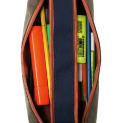 Trousse Tann's Axel - 2 Compartiments -Promos Voyage Sac Boutique trousse scolaire tanns 856860z